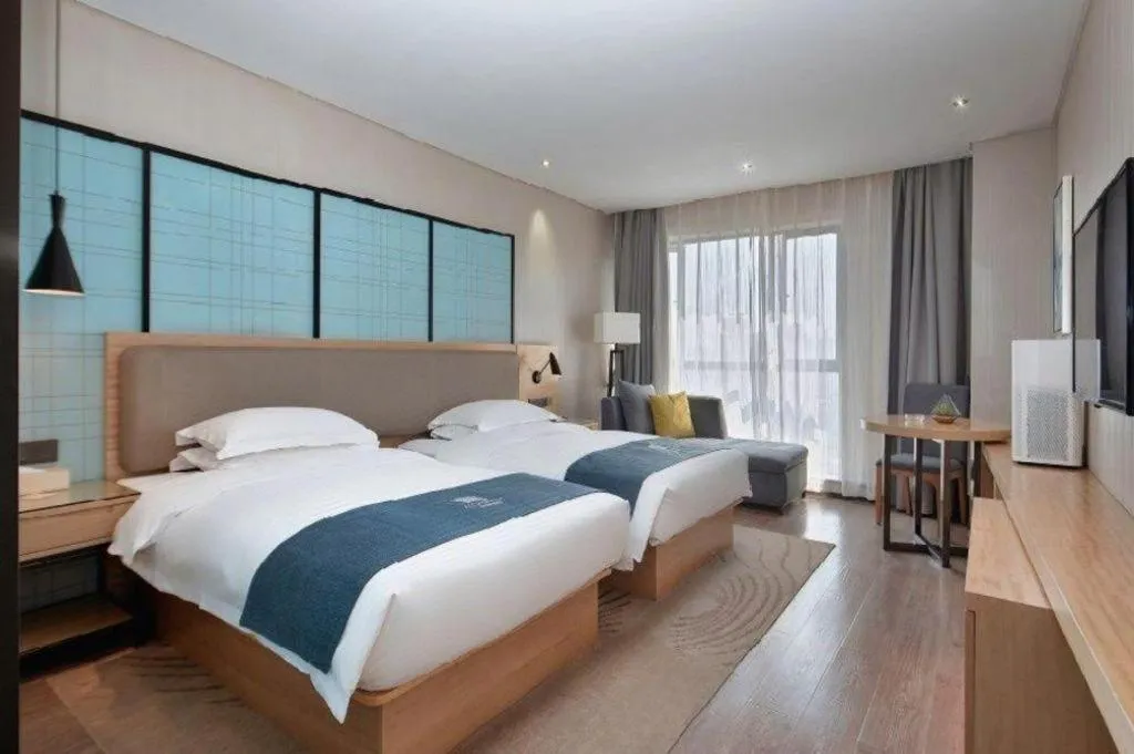 Bed in Echarm Hotel Changde Chaoyang D5 District