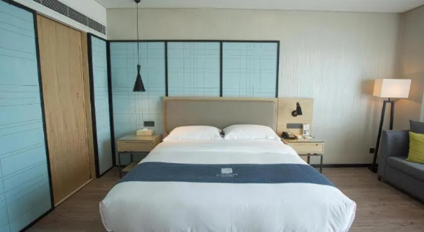 Bed in Echarm Hotel Changde Chaoyang D5 District