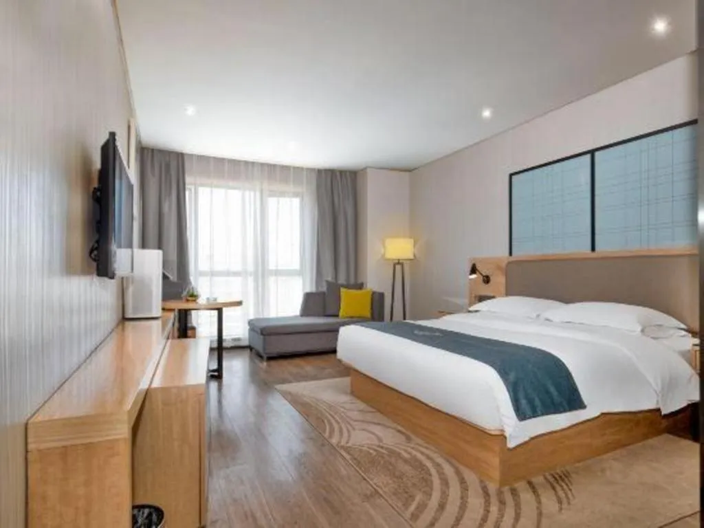 Bed in Echarm Hotel Changde Chaoyang D5 District