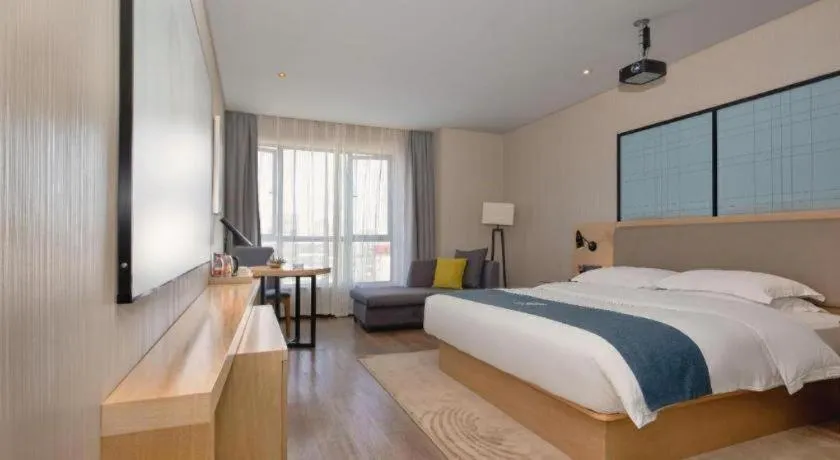 Bed in Echarm Hotel Changde Chaoyang D5 District