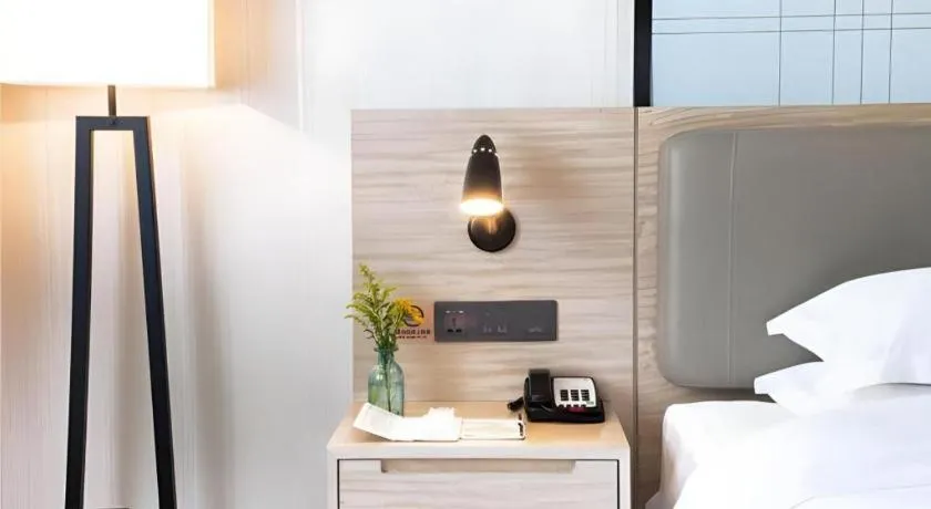 Bed in Echarm Hotel Changde Chaoyang D5 District