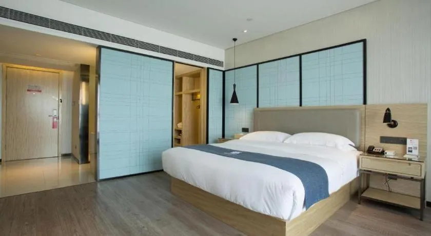 Bed in Echarm Hotel Changde Chaoyang D5 District