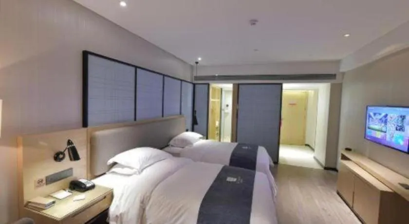 Bed in Echarm Hotel Changde Chaoyang D5 District