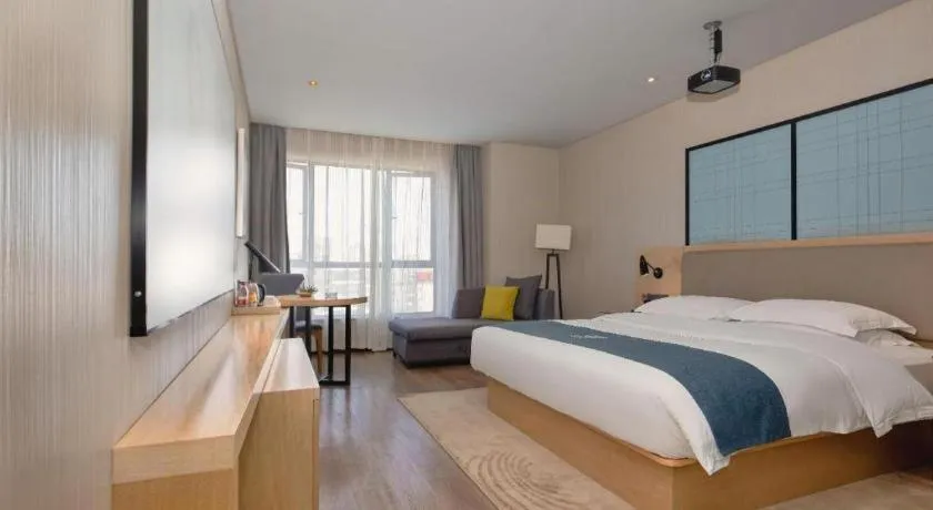 Bed in Echarm Hotel Changde Chaoyang D5 District
