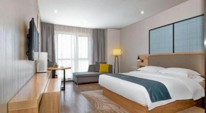 Bed in Echarm Hotel Changde Chaoyang D5 District