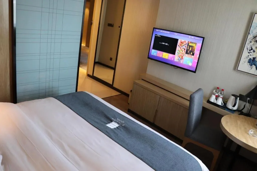 Bed in Echarm Hotel Changde Chaoyang D5 District