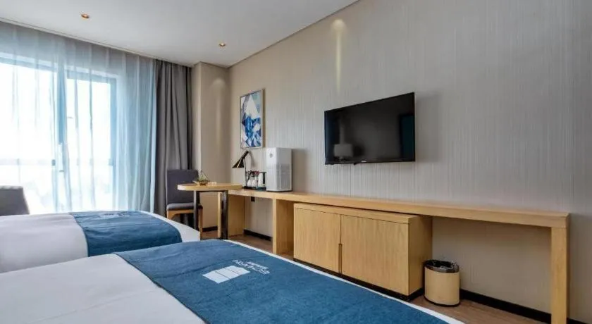 Bed in Echarm Hotel Changde Chaoyang D5 District