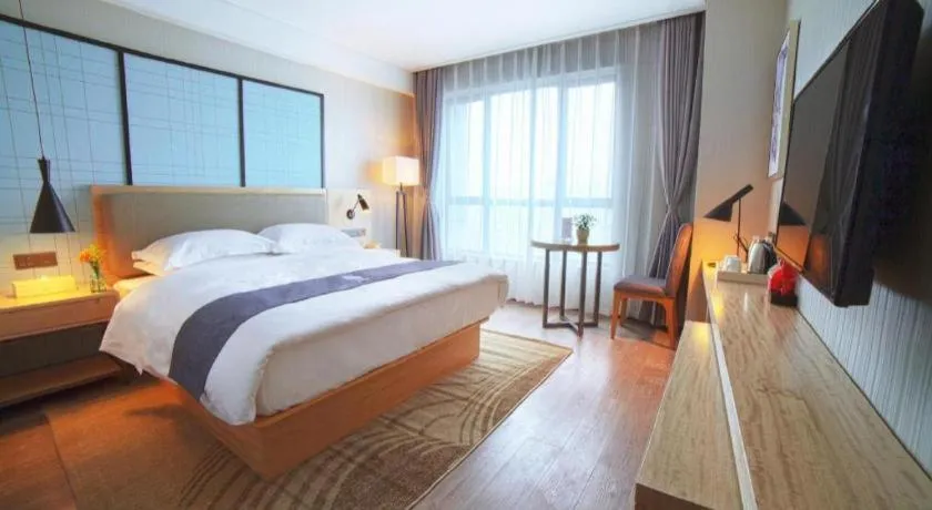 Bed in Echarm Hotel Changde Chaoyang D5 District