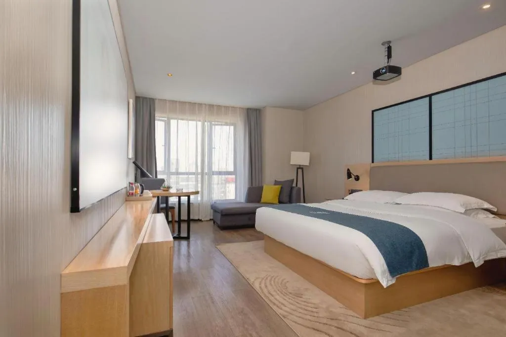 Bed in Echarm Hotel Changde Chaoyang D5 District