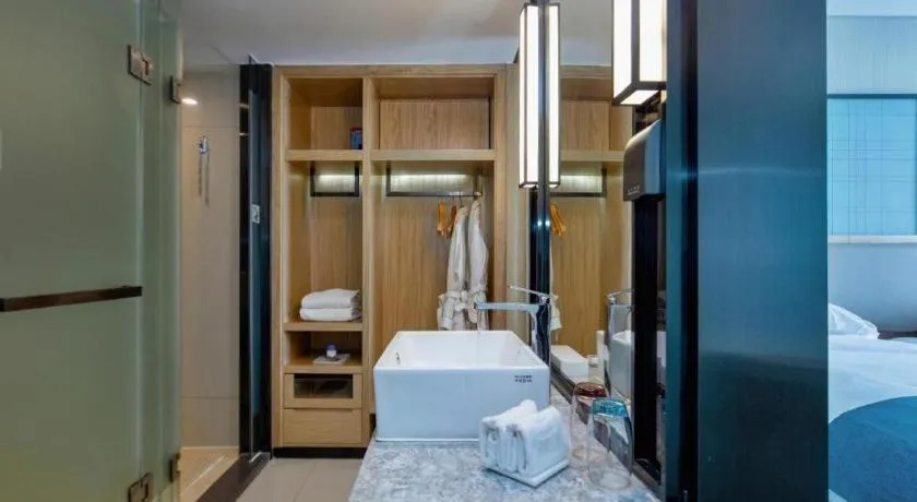 Bed in Echarm Hotel Changde Chaoyang D5 District