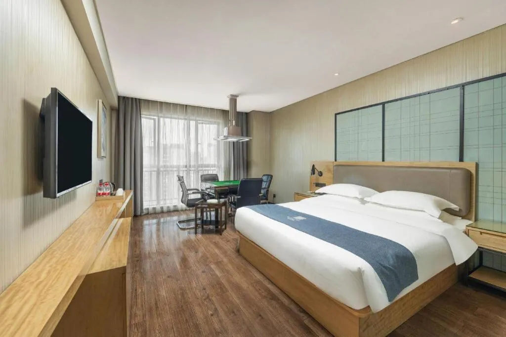Bed in Echarm Hotel Changde Chaoyang D5 District