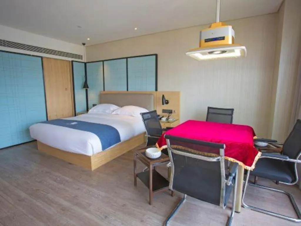 Bed in Echarm Hotel Changde Chaoyang D5 District