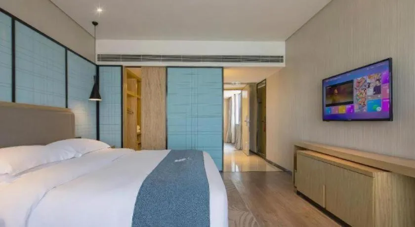 Bed in Echarm Hotel Changde Chaoyang D5 District