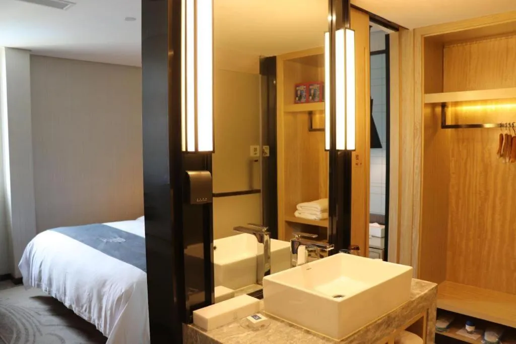 Bed in Echarm Hotel Changde Chaoyang D5 District