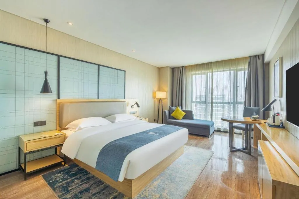 Bed in Echarm Hotel Changde Chaoyang D5 District