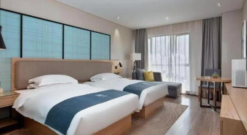 Bed in Echarm Hotel Changde Chaoyang D5 District