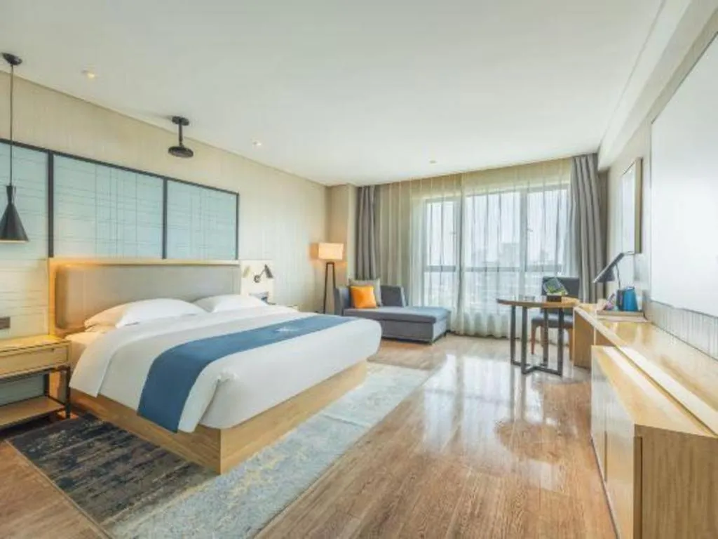 Bed in Echarm Hotel Changde Chaoyang D5 District