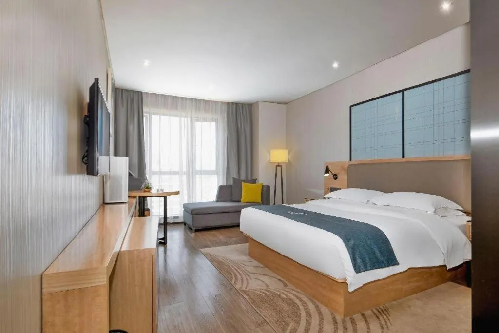 Bed in Echarm Hotel Changde Chaoyang D5 District