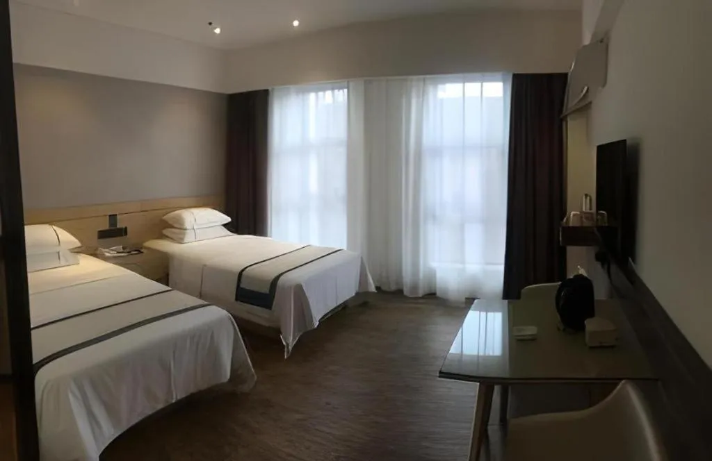 Bed in City Comfort Inn Yi'Ning Jichang Road Shanghaicheng