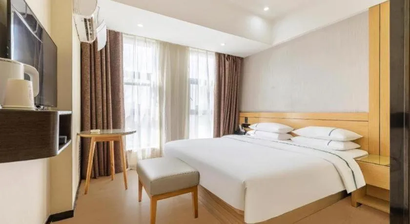 Bed in City Comfort Inn Yi'Ning Jichang Road Shanghaicheng