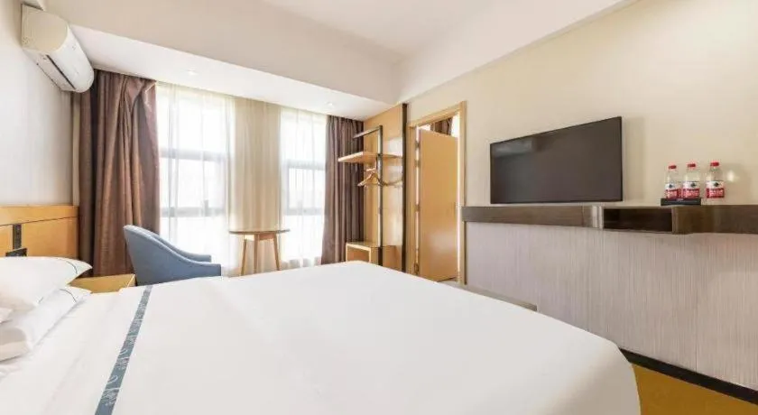 Bed in City Comfort Inn Yi'Ning Jichang Road Shanghaicheng