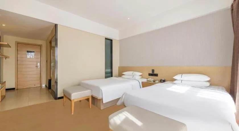 Bed in City Comfort Inn Yi'Ning Jichang Road Shanghaicheng