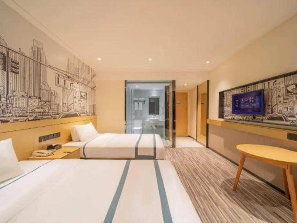 Bed in City Comfort Inn Wuhan Children's Hospital Xianggang Road Metro Station