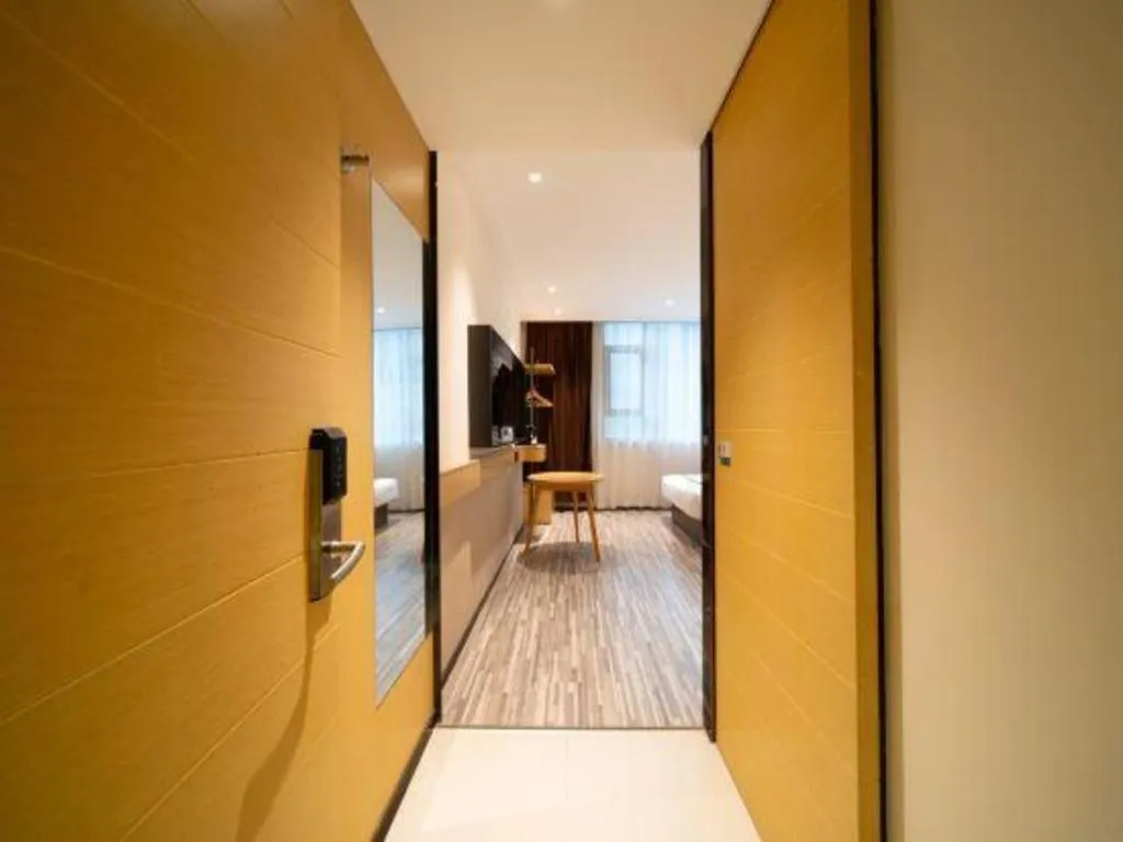 Bed in City Comfort Inn Wuhan Children's Hospital Xianggang Road Metro Station