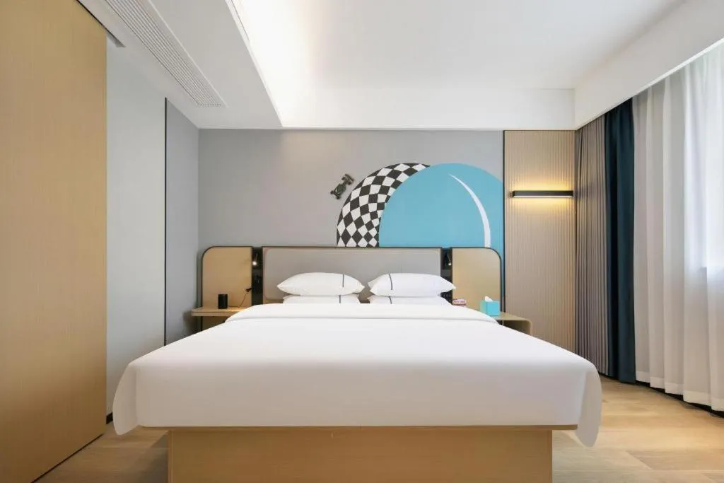 Bed in City Comfort Inn Wuhan Children's Hospital Xianggang Road Metro Station