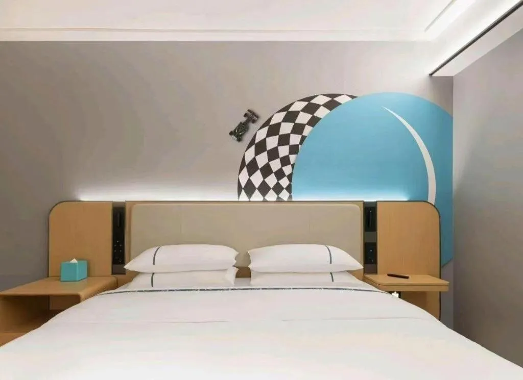 Bed in City Comfort Inn Wuhan Children's Hospital Xianggang Road Metro Station