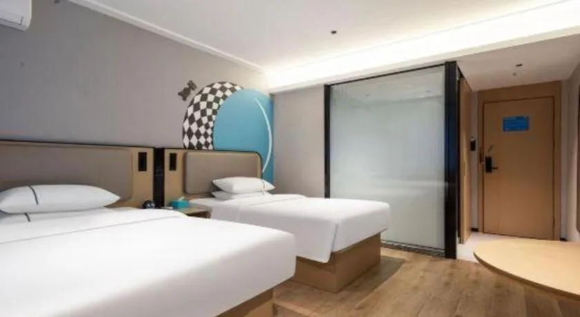 Bed in City Comfort Inn Wuhan Children's Hospital Xianggang Road Metro Station