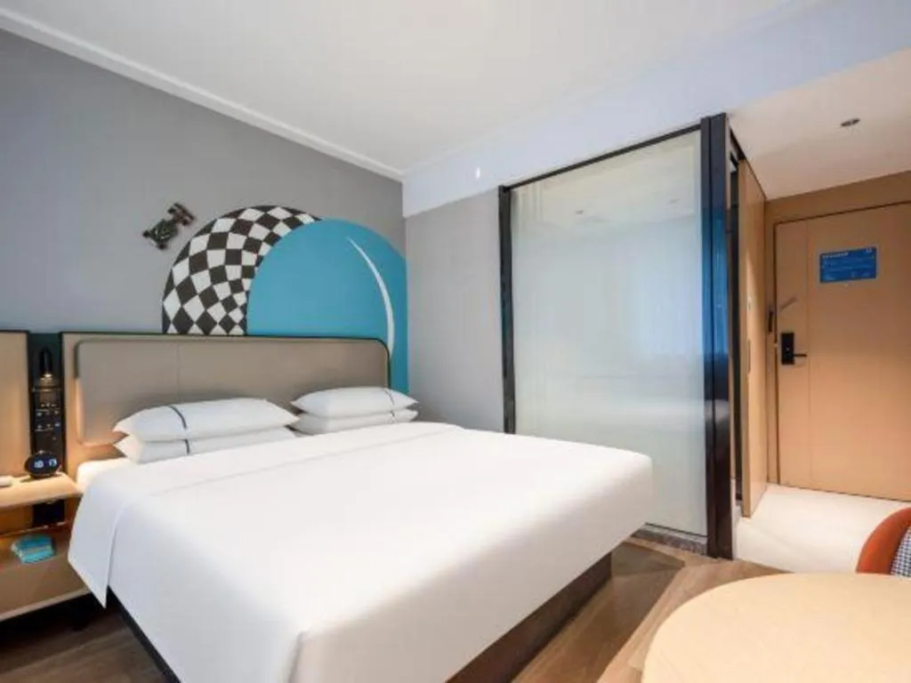 Bed in City Comfort Inn Wuhan Children's Hospital Xianggang Road Metro Station