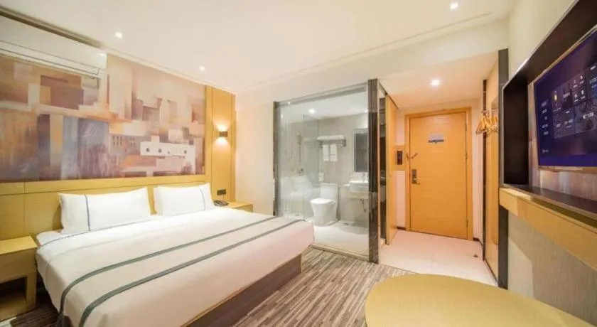 Bed in City Comfort Inn Wuhan Children's Hospital Xianggang Road Metro Station