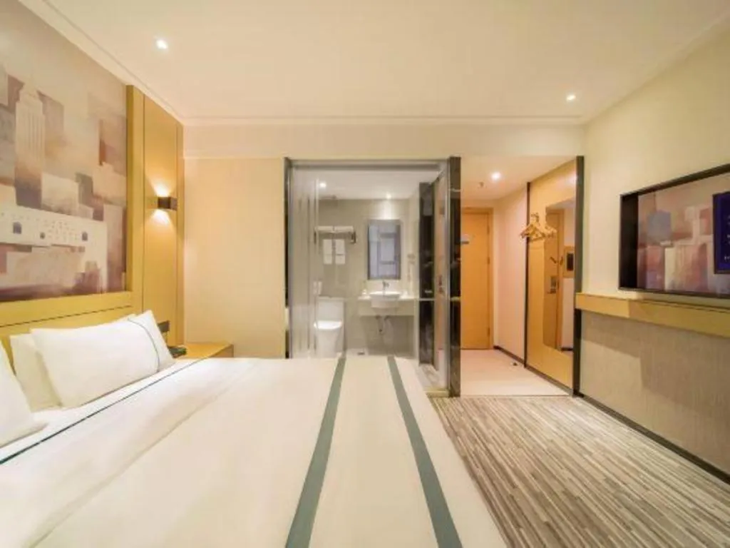 Bed in City Comfort Inn Wuhan Children's Hospital Xianggang Road Metro Station