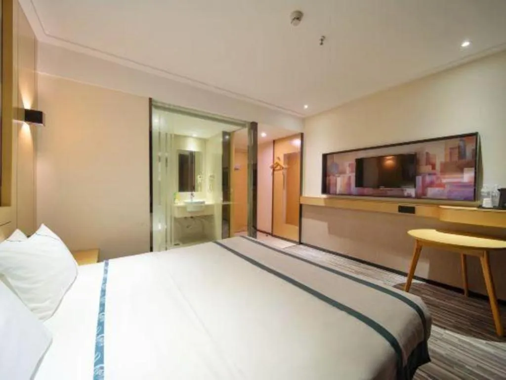 Bed in City Comfort Inn Wuhan Children's Hospital Xianggang Road Metro Station