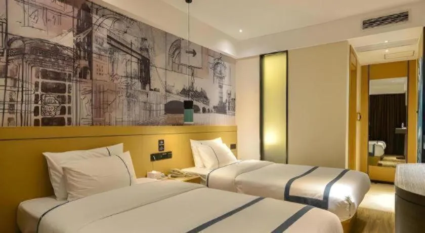 Bed in City Comfort Inn Jingzhou Beijing Middle Road Renxinhui