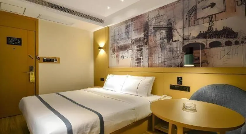 Bed in City Comfort Inn Jingzhou Beijing Middle Road Renxinhui