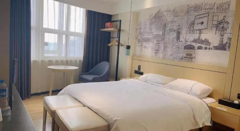 Bed in City Comfort Inn Jingzhou Beijing Middle Road Renxinhui
