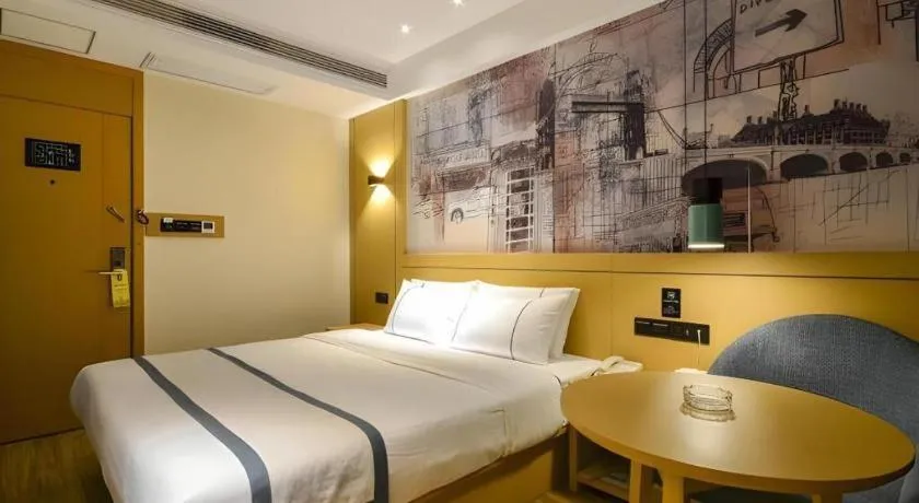 Bed in City Comfort Inn Jingzhou Beijing Middle Road Renxinhui