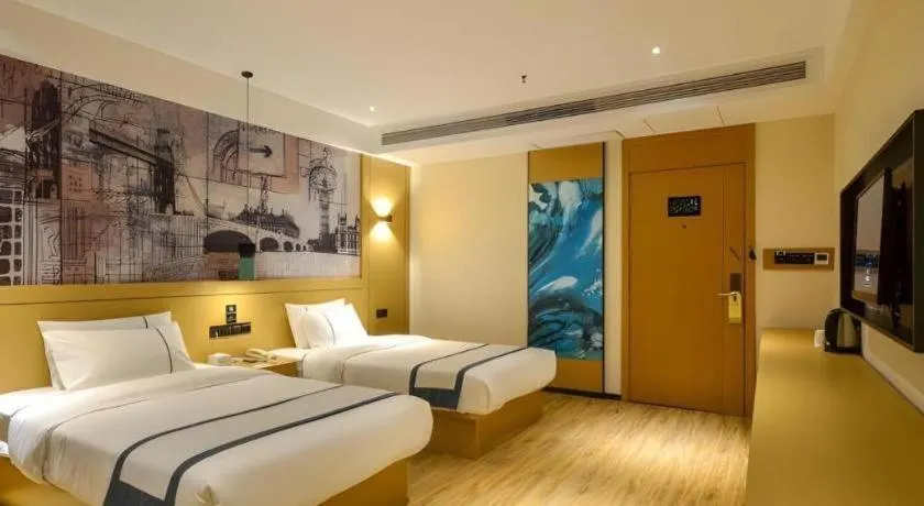 Bed in City Comfort Inn Jingzhou Beijing Middle Road Renxinhui