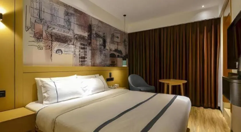 Bed in City Comfort Inn Jingzhou Beijing Middle Road Renxinhui