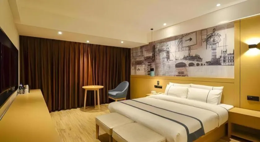 Bed in City Comfort Inn Jingzhou Beijing Middle Road Renxinhui
