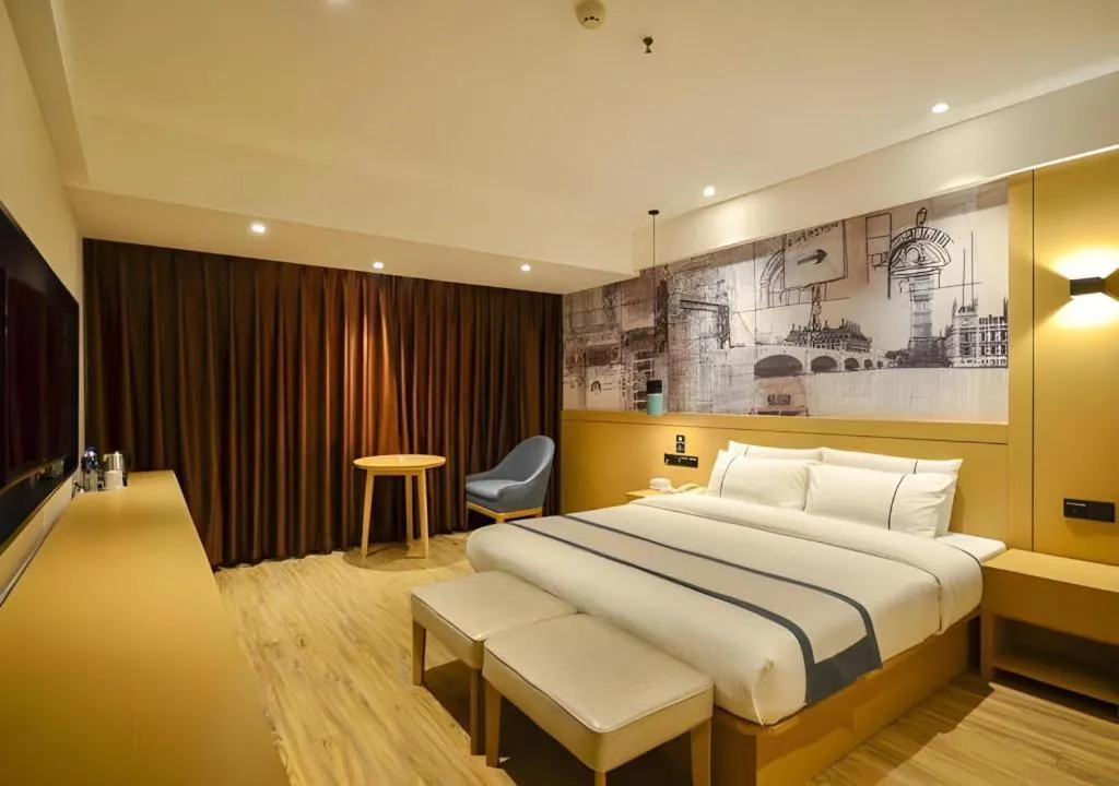 Bed in City Comfort Inn Jingzhou Beijing Middle Road Renxinhui