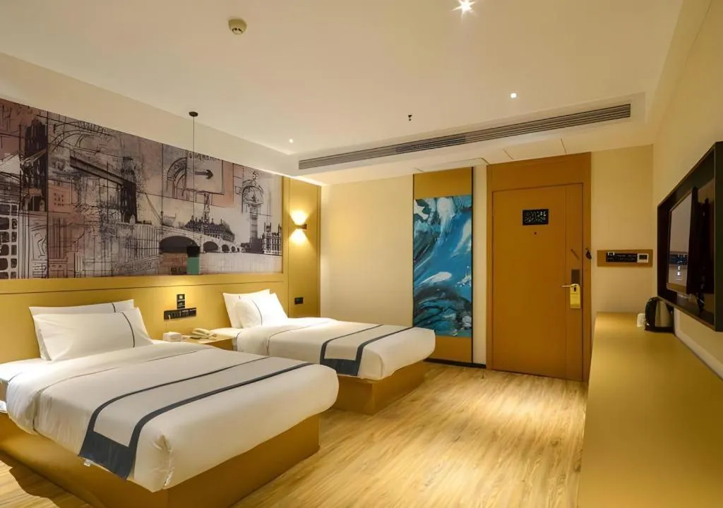 Bed in City Comfort Inn Jingzhou Beijing Middle Road Renxinhui