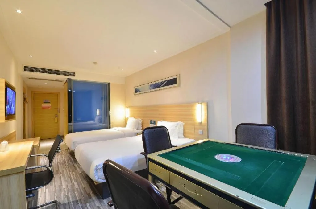 Bed in Jtour Inn Huanggang Hongan Lieshi Lingyuan