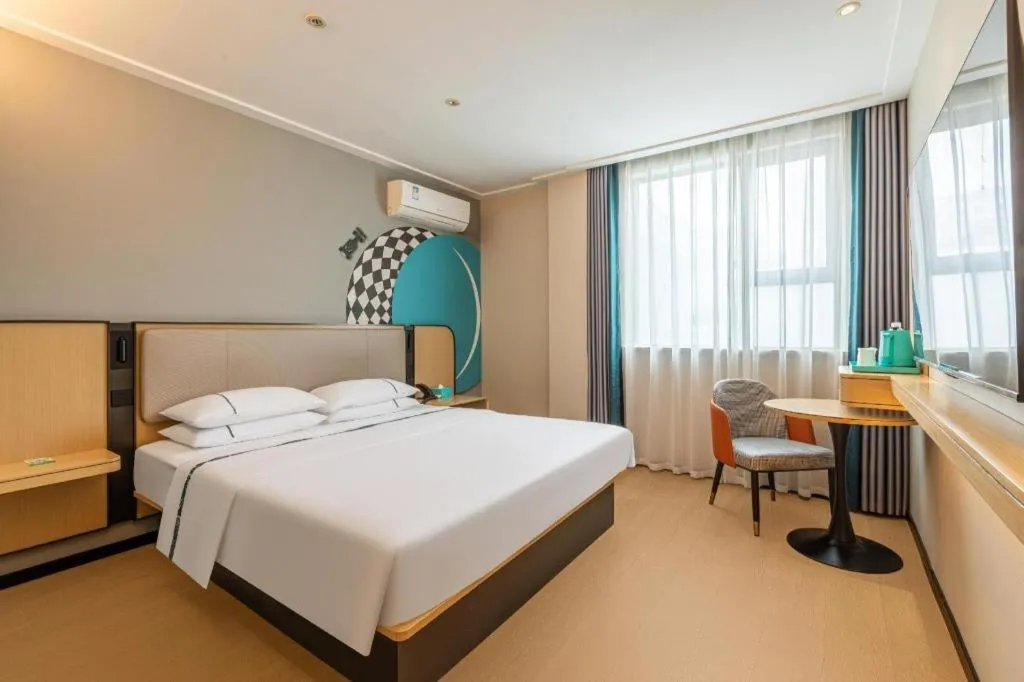 Bed in City Comfort Inn Wuhan Hangkong Road Tongji Hospital