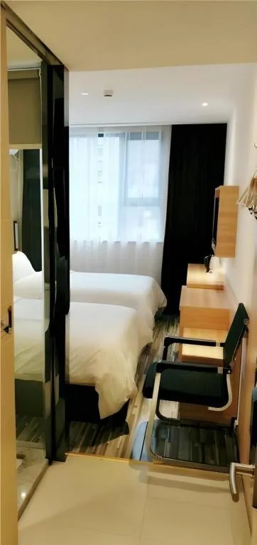 Bed in City Comfort Inn Wuhan Hangkong Road Tongji Hospital