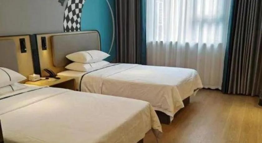 Bed in City Comfort Inn Wuhan Hangkong Road Tongji Hospital