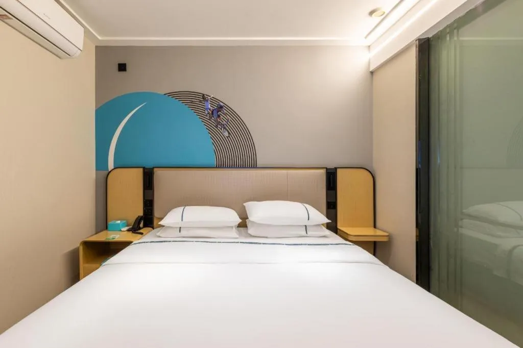 Bed in City Comfort Inn Wuhan Hangkong Road Tongji Hospital