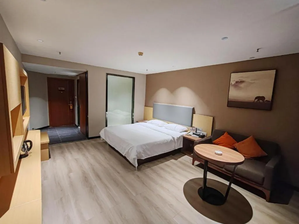 Bed in JTOUR Inn Maoming Gaozhou Guabangling Park